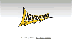 Desktop Screenshot of lionvillelightning.com