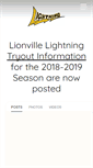 Mobile Screenshot of lionvillelightning.com