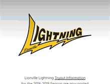 Tablet Screenshot of lionvillelightning.com